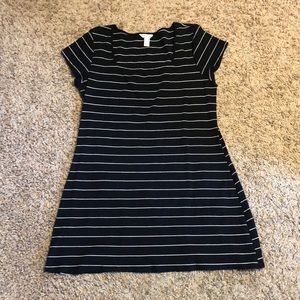 Arizona black stripe dress